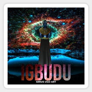 Igbo / African Gods : IGBUDU By SIRIUS UGO ART Sticker